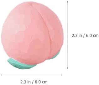 Jojofuny Artificial Peach Wooden Decor Figurine