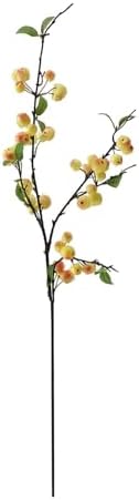 41 Inch Artificial Apples Branch Yellow