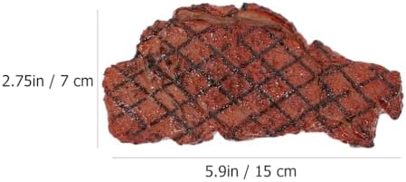 Artificial Fake Steak 2Pcs Realistic Simulation Food Model