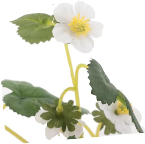 GLEAVI 5pcs Artificial Strawberry Plant Decor