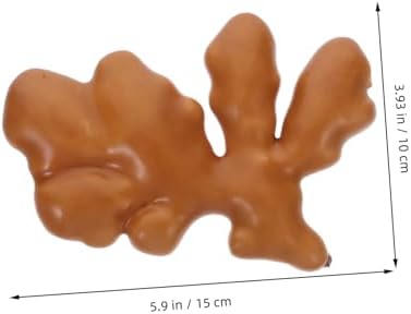 2pcs Simulated Ginger Faux Carrots Artificial Fruit Decor