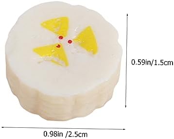 10pcs Lifelike Artificial Banana Slices for Home Decor