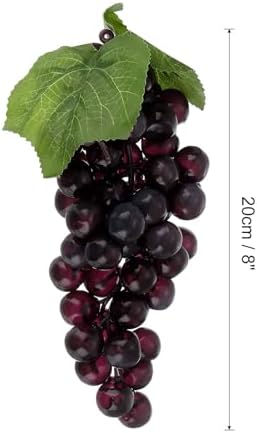 Uxcell 2pcs Artificial Grapes - Black Wedding Farmhouse Photography Decor Props
