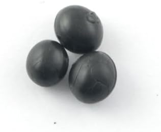 50PCS Artificial Black Green Peas for Photography and Decor