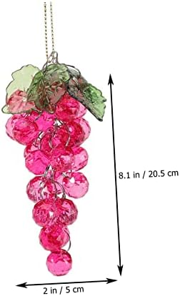 4 Pcs Acrylic Grape Beads Cluster Christmas Decor