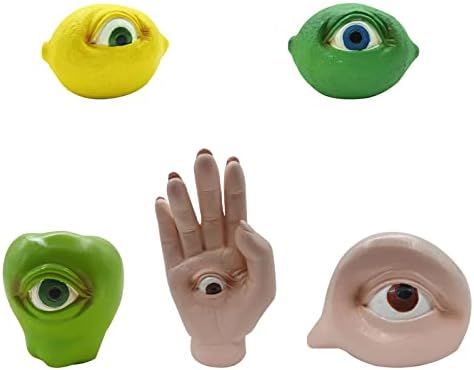 Halloween Artificial Lemon Ornament with Eye