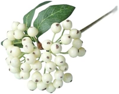Orynosiy Artificial Blueberries with Stems 4-Pack 25CM Decor Model
