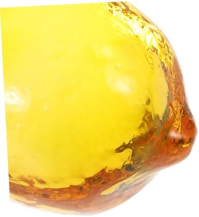 BESPORTBLE Crystal Lemon Figurine Decor for Desk and Counter