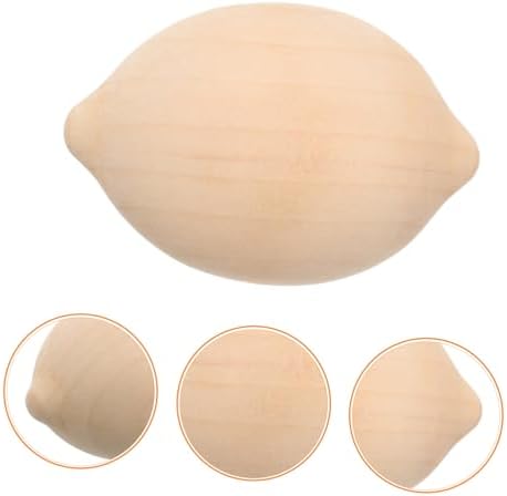 Uonlytech 5pcs Wooden Lemon Painting Craft Kit for Kids