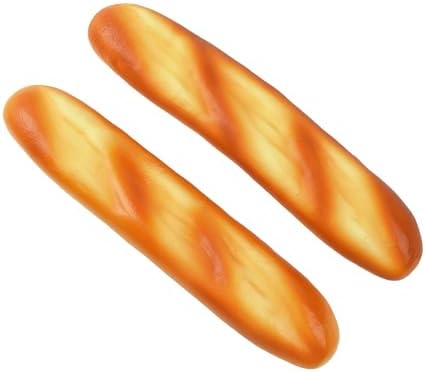 Realistic Artificial French Long Bread 2 Pcs