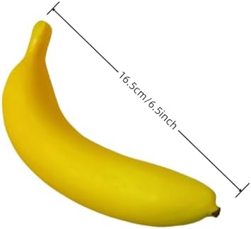 15pcs Artificial Yellow Banana Decoration for Home Kitchen