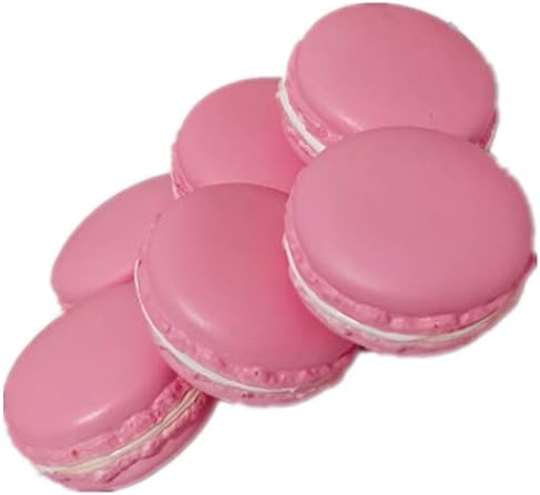 Veronica Pink Artificial Macaron Decorations