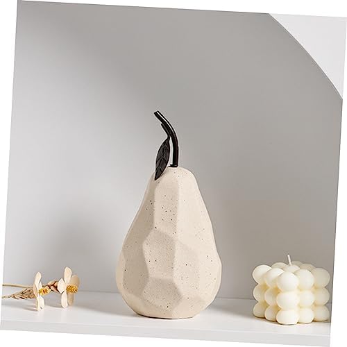 PRETYZOOM Ceramic Fruit Art Decor Sculpture Ornament