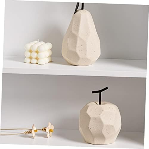 Geometric Apple Ceramic Desktop Decoration