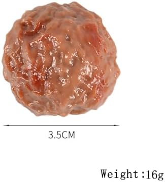 6pcs Artificial Lifelike Meatballs Photography Prop for Kitchen Display