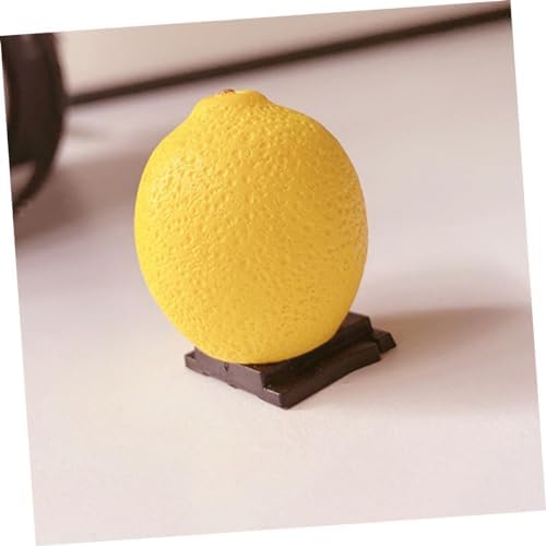 Hemoton 6pcs Mini Faux Lemon Models for Home Decor