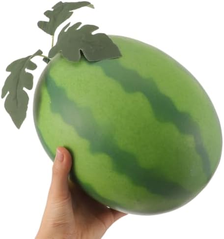BESTOYARD Artificial Watermelon for Home Decor and Photography