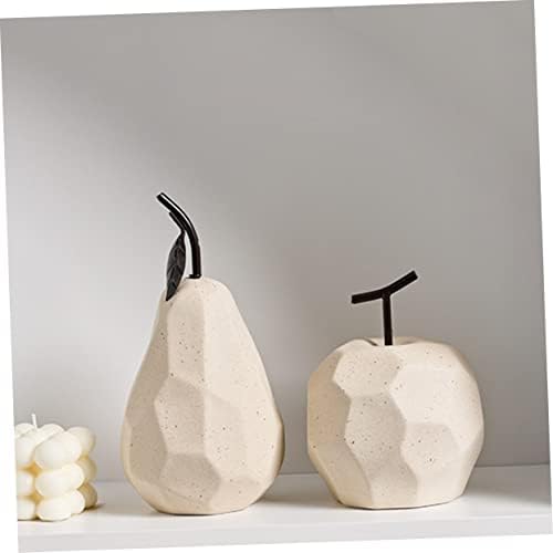 Happyyami Ceramic Apple Ornaments for Home Decor