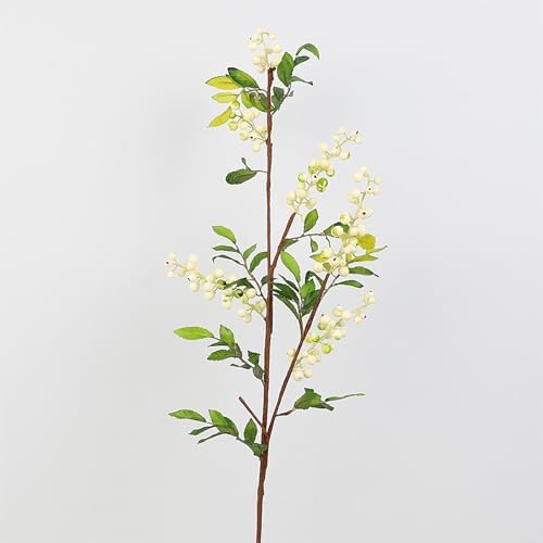 Buachois Artificial Fruit Branches White