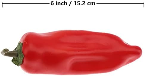 Gresorth 10pcs Artificial Lifelike Chili Pepper Decoration