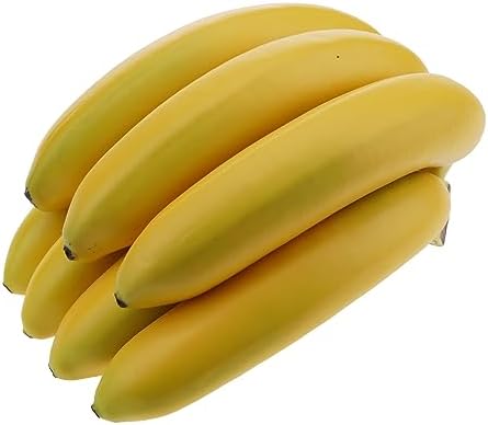 Woration Realistic Artificial Banana Bunch Display