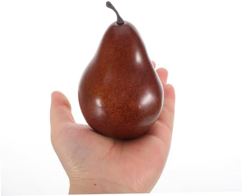 Cabilock 3pcs Artificial Lifelike Pears Decor