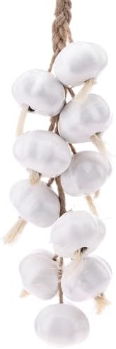 Gresorth Artificial White Garlic String Hanging Decoration