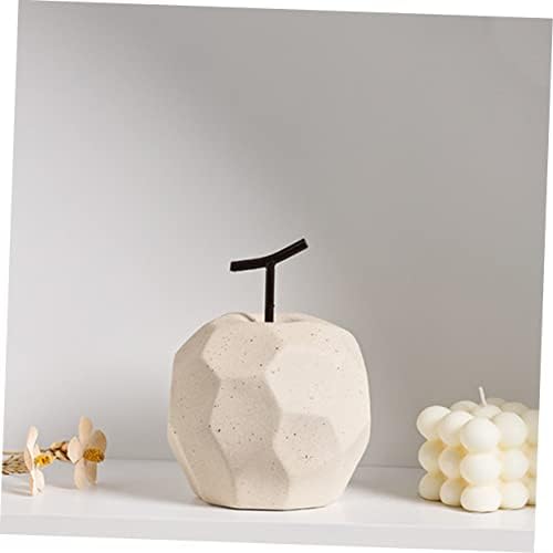 Geometric Apple Ceramic Desktop Decoration