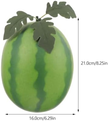 BESTOYARD Artificial Watermelon for Home Decor and Photography