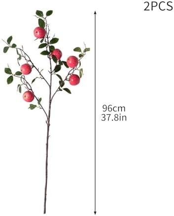 Lifelike Artificial Apple Branches for Home Decor