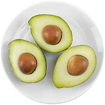 3Pcs Artificial Avocado Half Fake Fruit for Parties and Photography