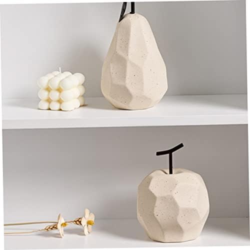Cabilock Geometric Pear Ceramic Decor for Home
