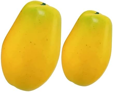 2pcs Artificial Pawpaw Decor for Home and Photography