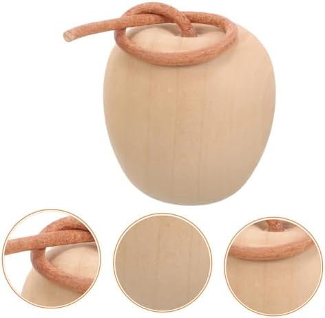5pcs Wooden Miniature Painting Playthings for Creative Home Decor