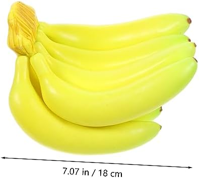 Unomor Realistic Banana Bunch Artificial Fruit Decor