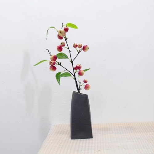 Artificial Apple Branches with Green Leaves