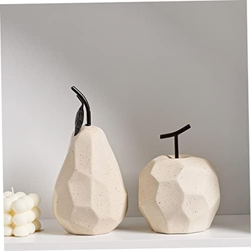 Geometric Apple Ceramic Desktop Decoration