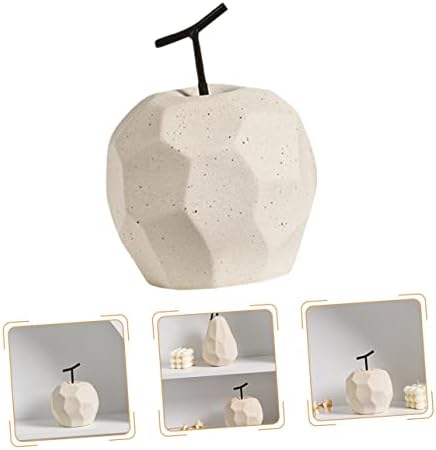 Ceramic Apple Sculpture for Home Decor