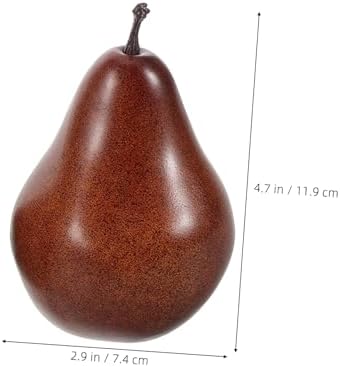ABOOFAN 3pcs Fake Pear Decorative Artificial Fruit Ornament