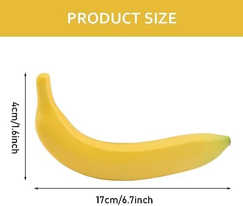 Loyanger Artificial Banana Set for Home Kitchen Decoration