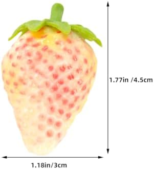 5pc Artificial Strawberry Decor for Cake and Home