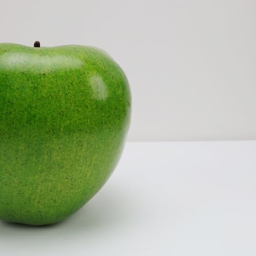 Gresorth 1pc Artificial Green Apple Decoration 16cm