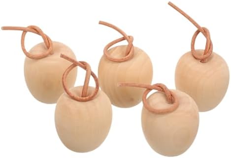 5pcs Wooden Miniature Painting Playthings for Creative Home Decor
