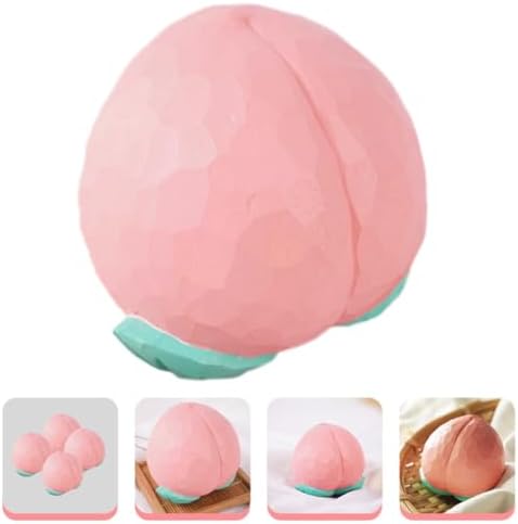 Jojofuny Artificial Peach Wooden Decor Figurine