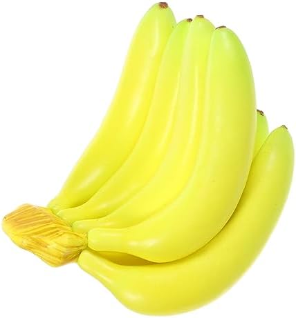 Cabilock Lifelike Banana Cluster Artificial Fruit Decor