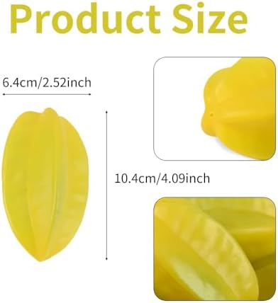 Lifelike Artificial Carambola Fruit 6pcs Decoration