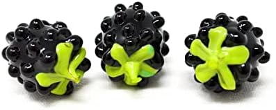 Handmade Murano Glass Blackberry Figurines 3PCS