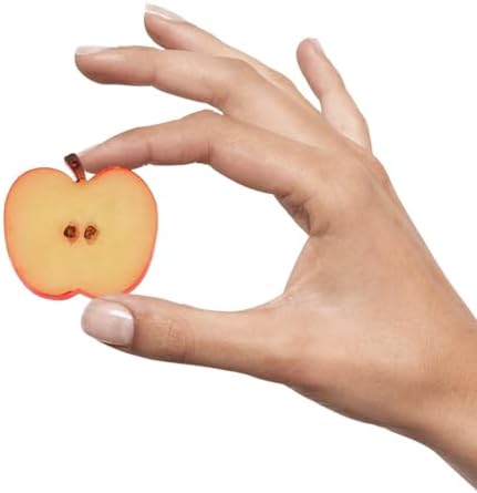 18PCS Artificial Apple Slices Realistic Lifelike Plastic Decoration