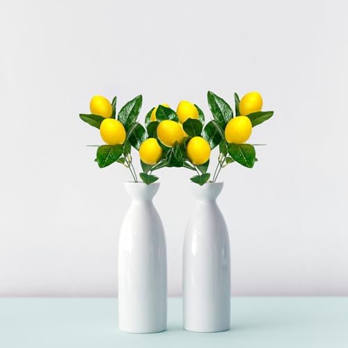 3pcs Artificial Lemon Branches for Home Decor