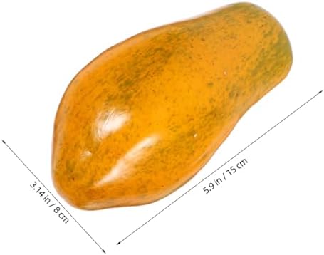 PRETYZOOM Artificial Pawpaw Fruit Decor Model